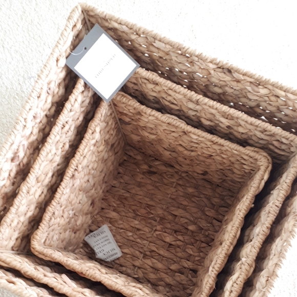 Set of 3 Woven Basket - Picture 4 of 6